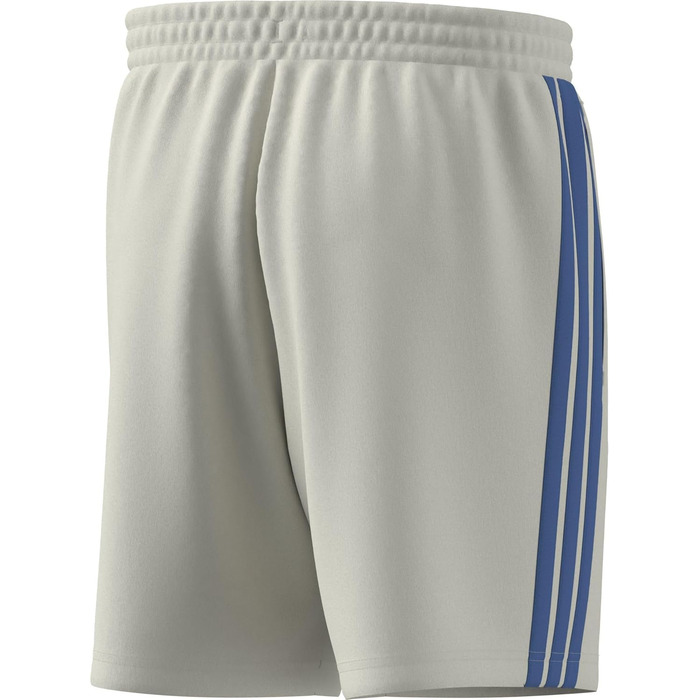 Чоловічі шорти Adidas Essential Three Stripes French Terry (Off White/Ray Blue), розмір XXS