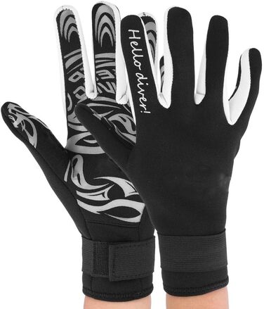 Рукавички для дайвінгу Neopren 2мм, 5-пальцеві - для дайвінгу, каякінгу, серфінгу та зими