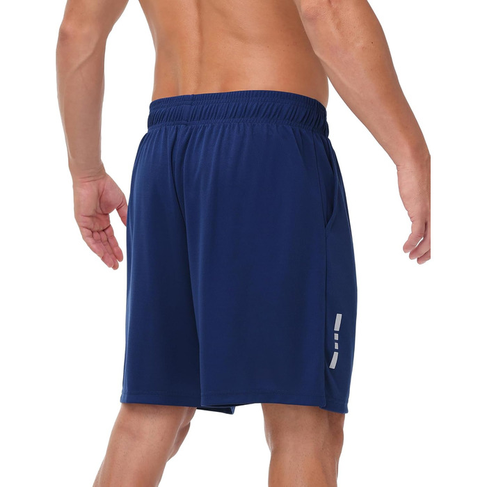 Шорти спортивні чоловічі літні швидка сушка. Короткі шорти для бігу, залу, баскетболу, джогінгу з кишенями. Чорний/Чорний/Темно-сірий/Морська хвиля/Світло-сірий