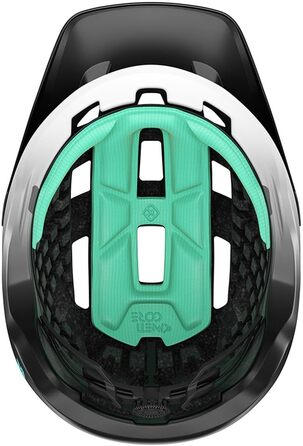 Велошолом Lazer Coyote KinetiCore біло-чорний