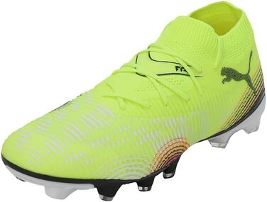Жіночі футбольні бутси PUMA Future 8 Match Fg/Ag, 38 EU, Yellow Alert/Aged Silver/Sun Struck