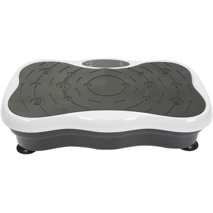 Вібраційна платформа Kedia Fitness для дому та офісу, Bluetooth, USB, Body Shaper (чорний+білий)