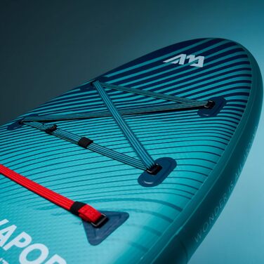 Надувна SUP-дошка Aqua Marina Vapor 315 см з веслом, лішем, рюкзаком і насосом, бірюзова для плавання та серфінгу