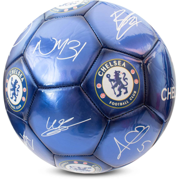Офіційний футбольний м'яч Chelsea FC Hy-Pro, металевий, розмір 5, для тренувань та матчів, колекційний, для дітей і дорослих