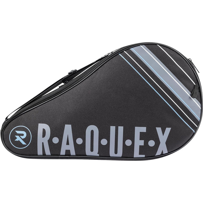 Чохол для падельної ракетки Raquex Enigma, чорний, з м'якою підкладкою, захист для 1 ракетки, подарунок для жінок і чоловіків