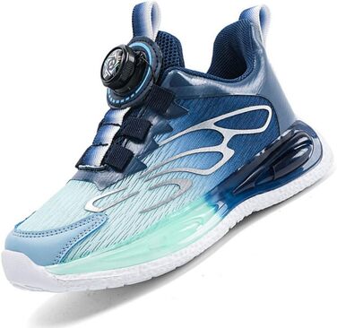Дитячі спортивні кросівки для занять тенісом та бігом, Mesh, дихаючі, блакитні, 39 EU