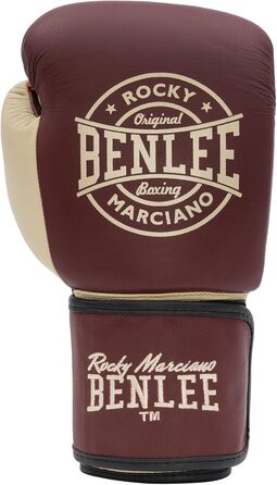 Боксерські рукавички BENLEE Wakefield 14oz, шкіряні, бордові