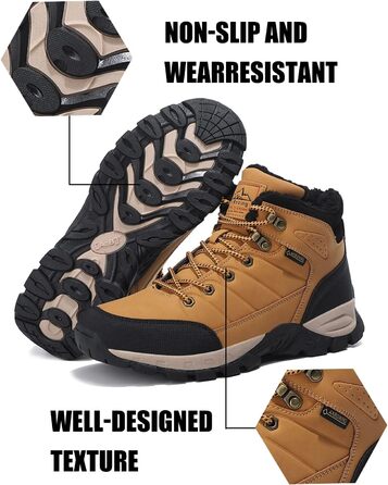 Чоботи зимові чоловічі Arrigo Bello, теплий водонепроникний черевик для хайкінгу та трекінгу, зелений, розмір 41-46