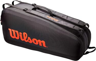 Тенісна сумка Wilson Tour для 12 ракеток, унісекс, червоно-чорна