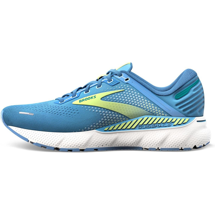 Brooks Adrenaline GTS 22 – жіночі кросівки для бігу з підтримкою (35.5 EU, Сріблясто-блакитно-зелені)