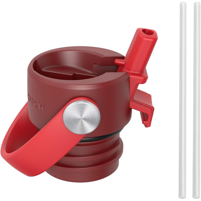 Термофляга Super Sparrow FlipFlow 1.2л сталева з соломинкою, BPA-free - для спорту, подорожей, школи, активного відпочинку (C-Lava)