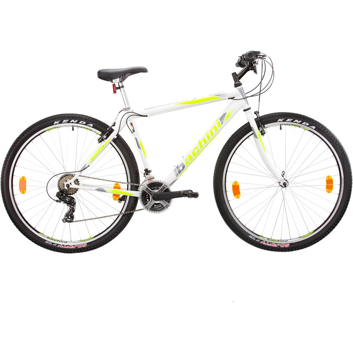 Гірський велосипед Probike PRO 29 дюймів, 21 швидкість, для чоловіків та жінок, зріст 175-190 см, білий/зелений, Multibrand Distribution
