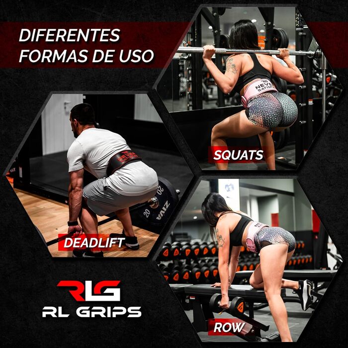 RL Grips® Шкіряний пояс для фітнесу і важкої атлетики – ортопедичний, з м’якою підтримкою попереку, для тренажерного залу, силових тренувань, пауерліфтингу