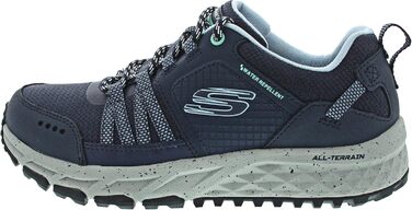 Жіночі трекінгові черевики Skechers Escape Plan - Navy Leather Mesh Blue Trim (35.5 EU)
