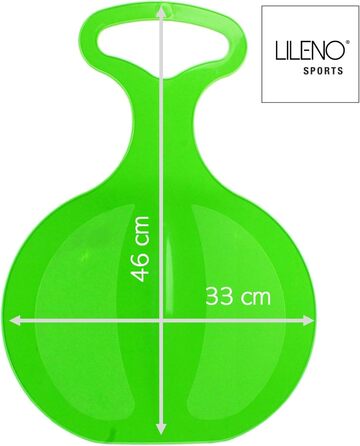 LILENO SPORTS дитячий сніговий попорутчер для катання, пластиковий санний диск для всієї родини, набір з 4 різнокольорових санок для дітей та дорослих