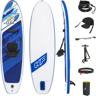 Надувна SUP-дошка Hydro-Force з комплектом для каяка, повний набір, різні стилі