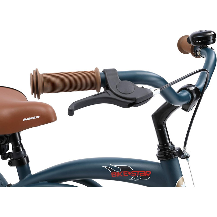 Дитяче велосипед BIKESTAR для хлопчиків 4-5 років | 16-дюймовий круїзний велосипед | Велосипед для дітей | Без ризику - протестуйте
