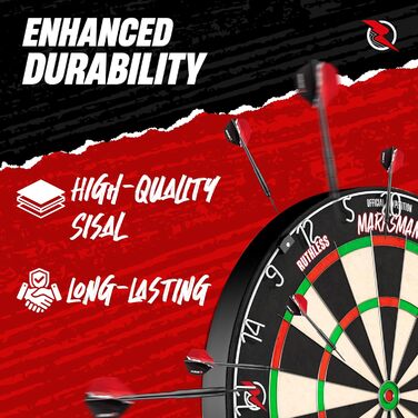 Дарцборд Ruthless Marksman Sisal Professional DB072 для сталевих дротиків