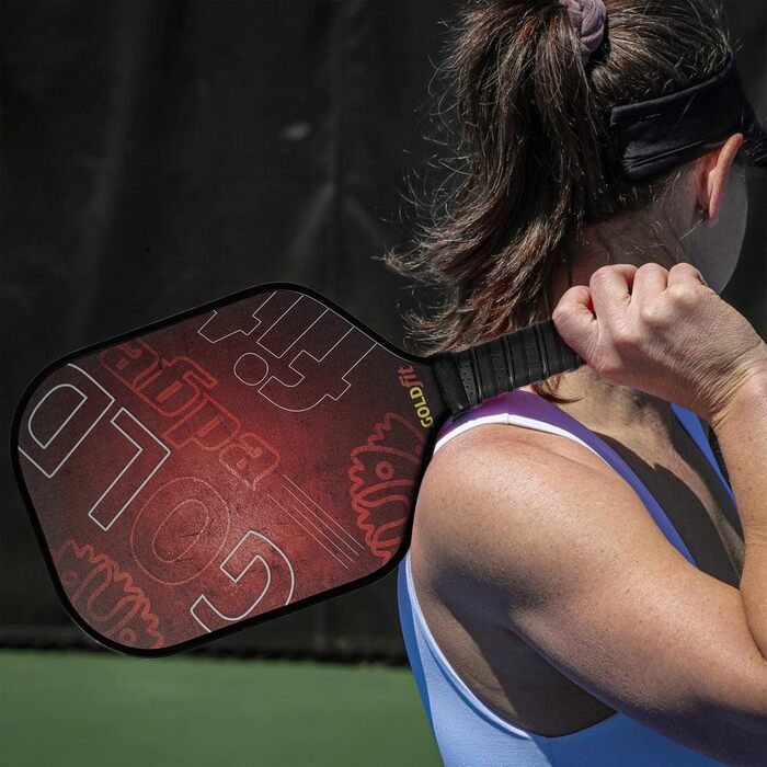 Набір для піклболу з карбоновим волокном, 4 м'ячі, сумка, легкий, ергономічний, для чоловіків та жінок всіх рівнів