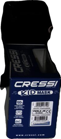 Дитячий комплект для підводного плавання Cressi Perla Jr – маска та трубка Minigringo, прозора/аквамарин, універсальний розмір, для хлопчиків і дівчаток