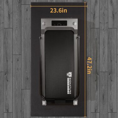 Захисний килимок для тренажерів PROIRON 5 мм, 120x60 см - підлоговий килим для бігової доріжки, еліпсоїда, йоги