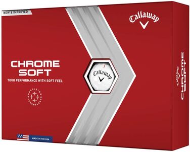 Гольф-м'ячі Callaway Chrome Soft (серія 2022), білі