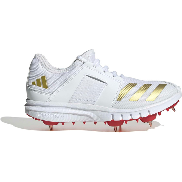 Кросівки дитячі adidas Howzat Spike Junior, 39 1/3 EU, білий/золотий/рубіновий