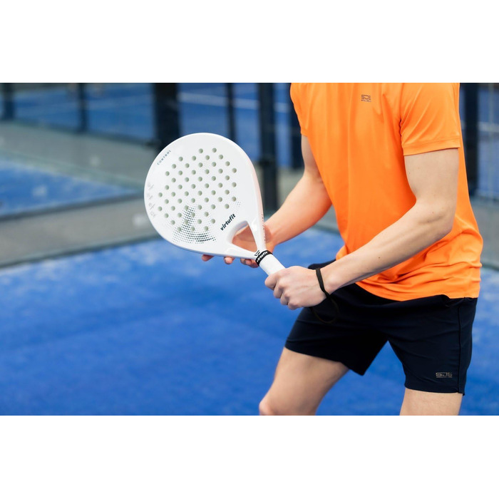 Ракетка для падел VirtuFit Serie Weiß-Schwarz - професійна, легка