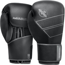 Боксерські рукавички Hayabusa S4 для чоловіків та жінок, шкіряні, 12 oz, чорні