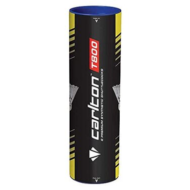 Волан для бадмінтону DUNLOP Carlton Tournament T800, біло-червоний, унісекс