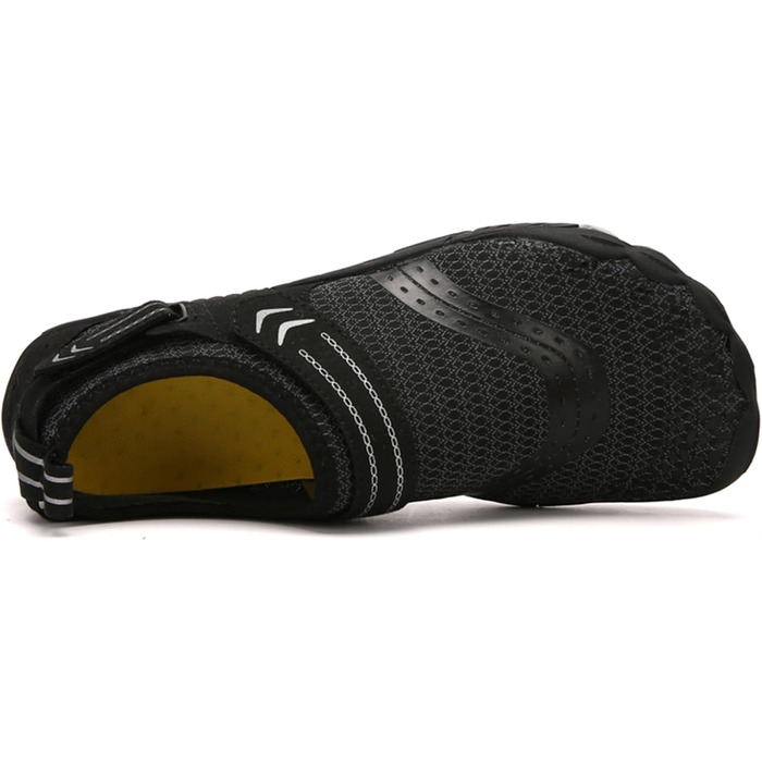 Водні черевики FANSU для дорослих, чорні, на липучці, для плавання та серфінгу, швидковисихаючі, антиковзаючі (36 EU)