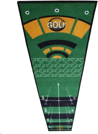 LL-Golf® Килимок для гольфу 300x50 см, тренувальна мат для пату, килимок для тренування патів у гаражі, саду чи офісі, з різними цілями