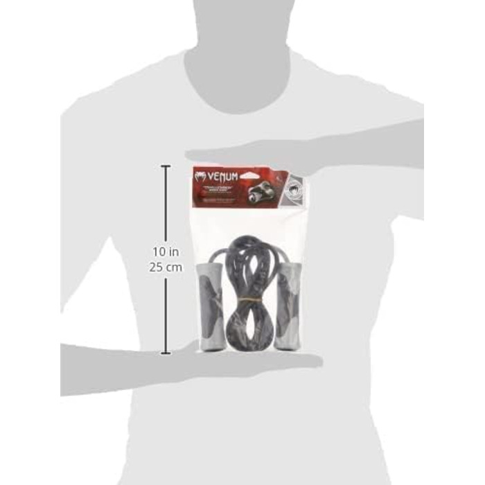 Скакалка Venum Challenger Speed - чорний, унісекс, для дорослих