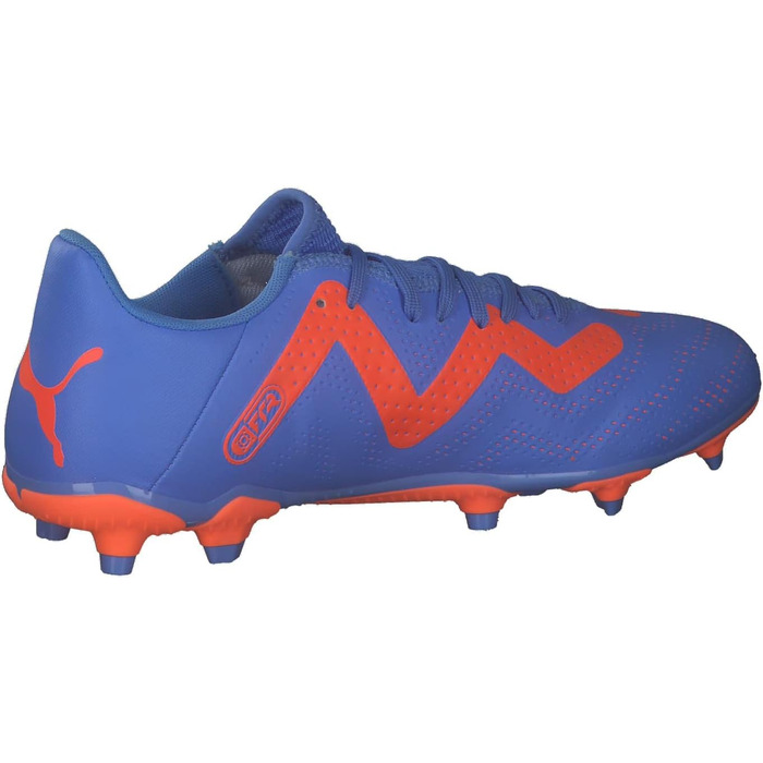 Жіночі футбольні бутси PUMA Future Play FG/AG 37 EU, Blue Glimmer/Puma White/Ultra Orange