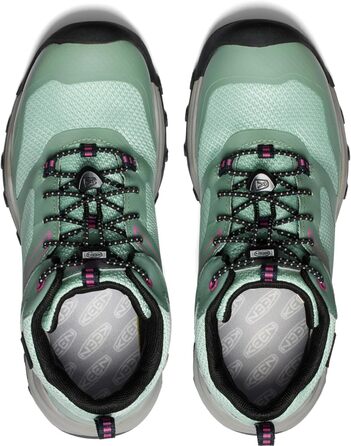 KEEN Wanduro Mid - водонепроникні трекінгові кросівки для дітей (Granite Green Ibis Rose, 30 EU)