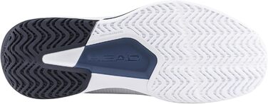 Чоловічі тенісні кросівки Head Revolt Court 5.0, 42.5 EU, білий/блакитний