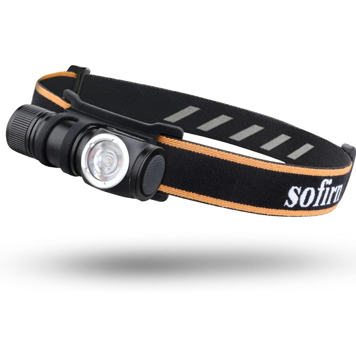 Sofirn HS10 Mini: LED-ліхтарик налобний, 1100 люмен, USB, 8 режимів, водонепроникний, 5000K, 90CRI для бігу, походів, риболовлі
