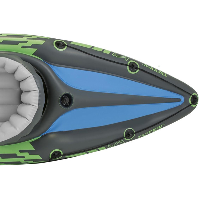 Каяк Intex Challenger для 1 особи з алюмінієвими веслами