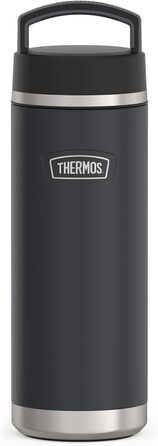 Термос-бутилка THERMOS ICON 710 мл, нержавіюча сталь, ізольована, темно-сіра, зберігає тепло 18 годин, холод 24 години, герметична, BPA-free, підходить для миття в посудомийній машині