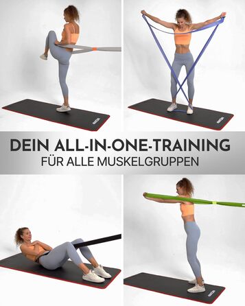 Стрічка для гімнастики NEOLYMP: екологічна, міцна, регульована – фітнес-стрічка, Powerband