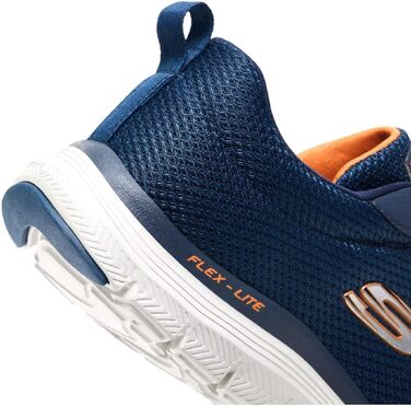 Чоловічі кросівки Skechers Burns-Agoura, 47.5 EU, темно-синій/помаранчевий