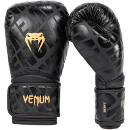Боксерські рукавички Venum Contender чорного та золотого кольору, 14 Oz, Contender 1.5 XT