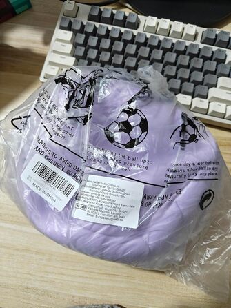 Волейбольний м'яч Dakapal 5, для залу та пляжу, м'який, для початківців, підлітків та дорослих (фіолетовий). Без насоса.