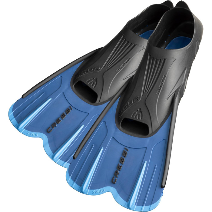 Ласти CRESSI Agua Short (47/48, Сині) - для снорклінгу, плавання та тренувань