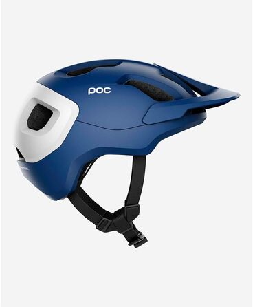 Велошолом POC Axion Lead Blue Matt S (51-54 см), захисний шолом для трейл-райдингу, модель 2021, з патентованою технологією безпеки