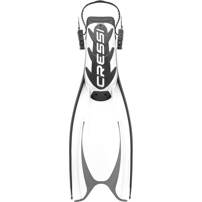 Ласти Cressi Frog Plus для дорослих (M/L, 41/44), чорно-білі