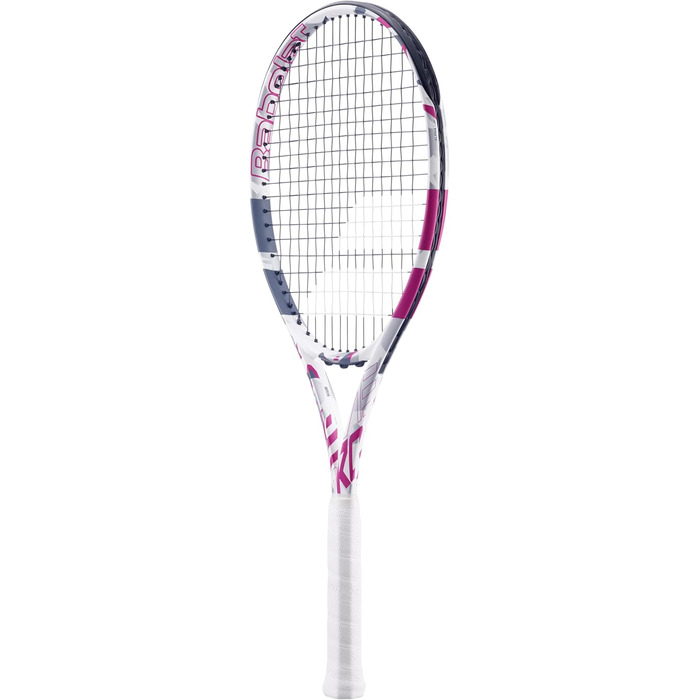 Тенісна ракетка Babolat Evo Aero Pink для дорослих, натягнута, потужність і комфорт, аеродинамічна рама Alpha, технології Evo 4 Feel та Woofer, ручка Syntec Evo Grip 2, французький бренд, рожева