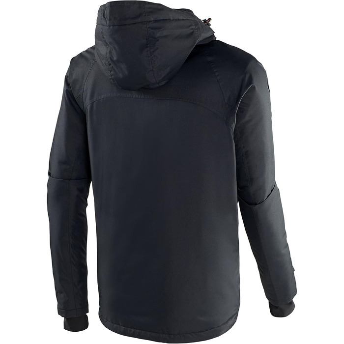 Чоловіча лижна куртка Black Crevice: чорний/червоний, водонепроникна, з капюшоном