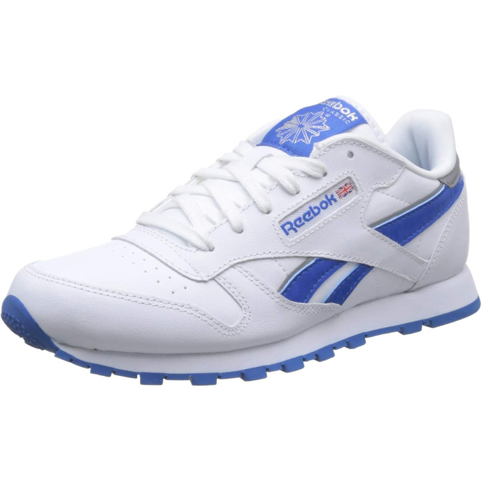 Кросівки для хлопчиків Reebok CL Leather Reflect, біло-синій, розмір 38 1/3 EU