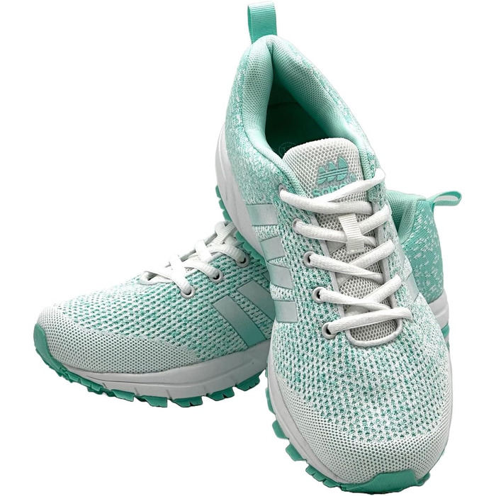 Кросівки для бігу та повсякденного носіння для жінок та чоловіків, спортивні кросівки, модель Outdoor, розмір 36 EU, колір білий м'ятний